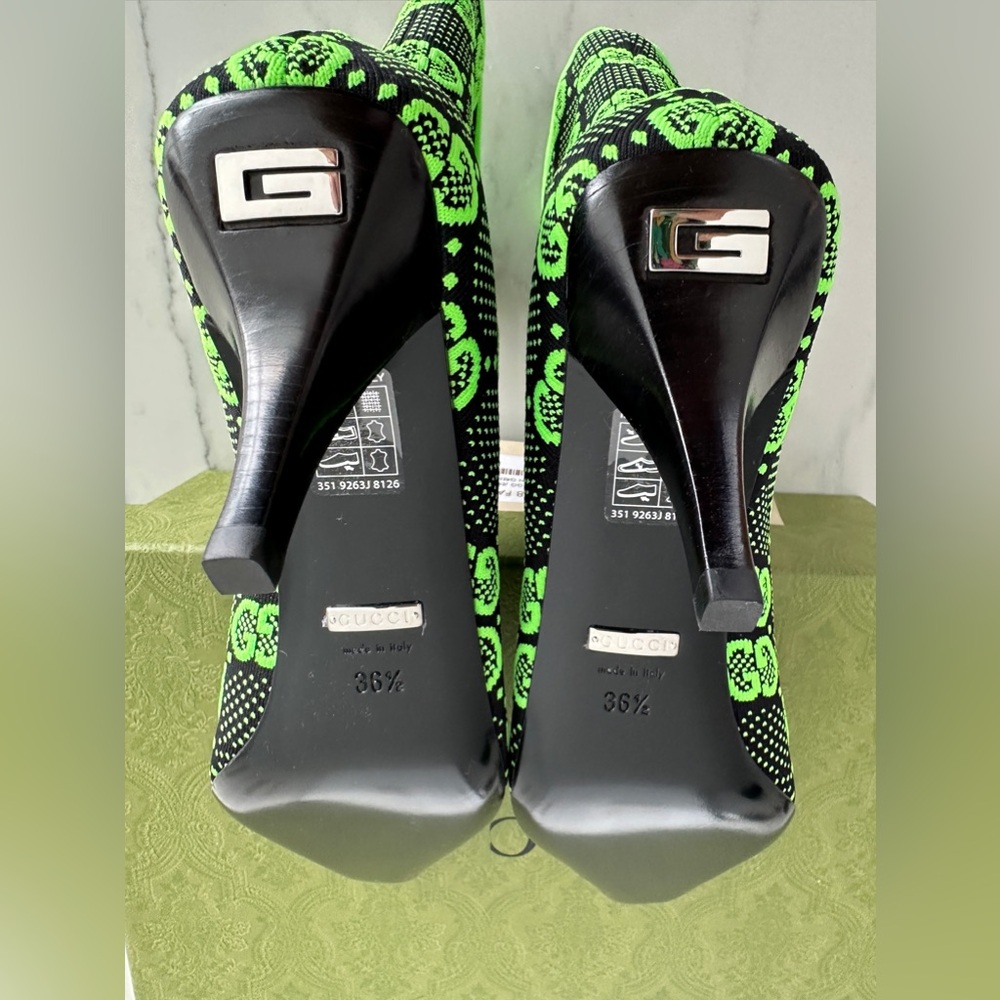 Gucci GG Jersey Tom Technical Fabric Boot - Picture 6 of 9
